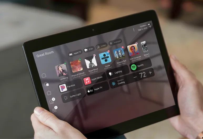 X4-Dashboard auf einem Tablet