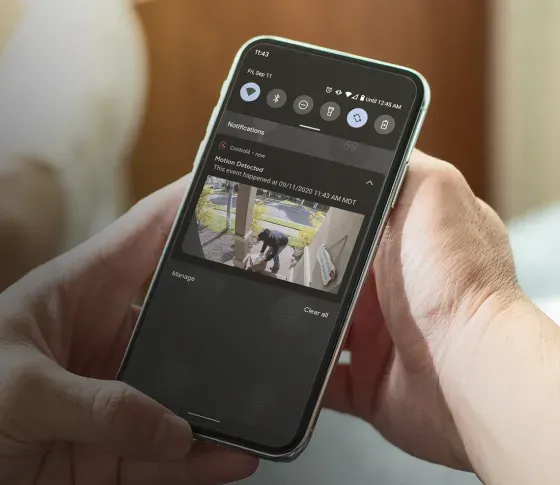Customizable Motion Zones & Smart Alerts